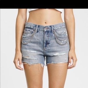 Pistola Ace High Rise 90s Cut Off Biker Shorts